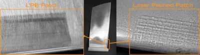 Fatigue life improvement of R0 compressor blades: A comparison of laser peening and low plasticity burnishing