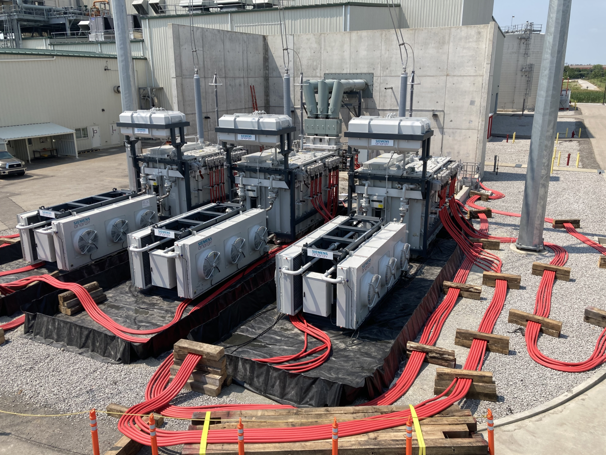 Siemens Energy installs ‘world’s first’ leased rapid response transformers to bring large generator back online